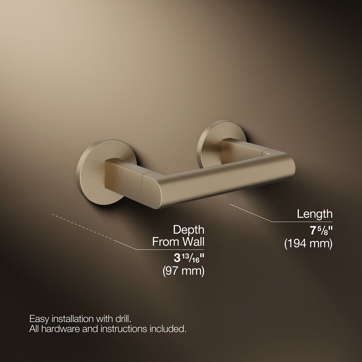 Components® Pivoting toilet paper holder