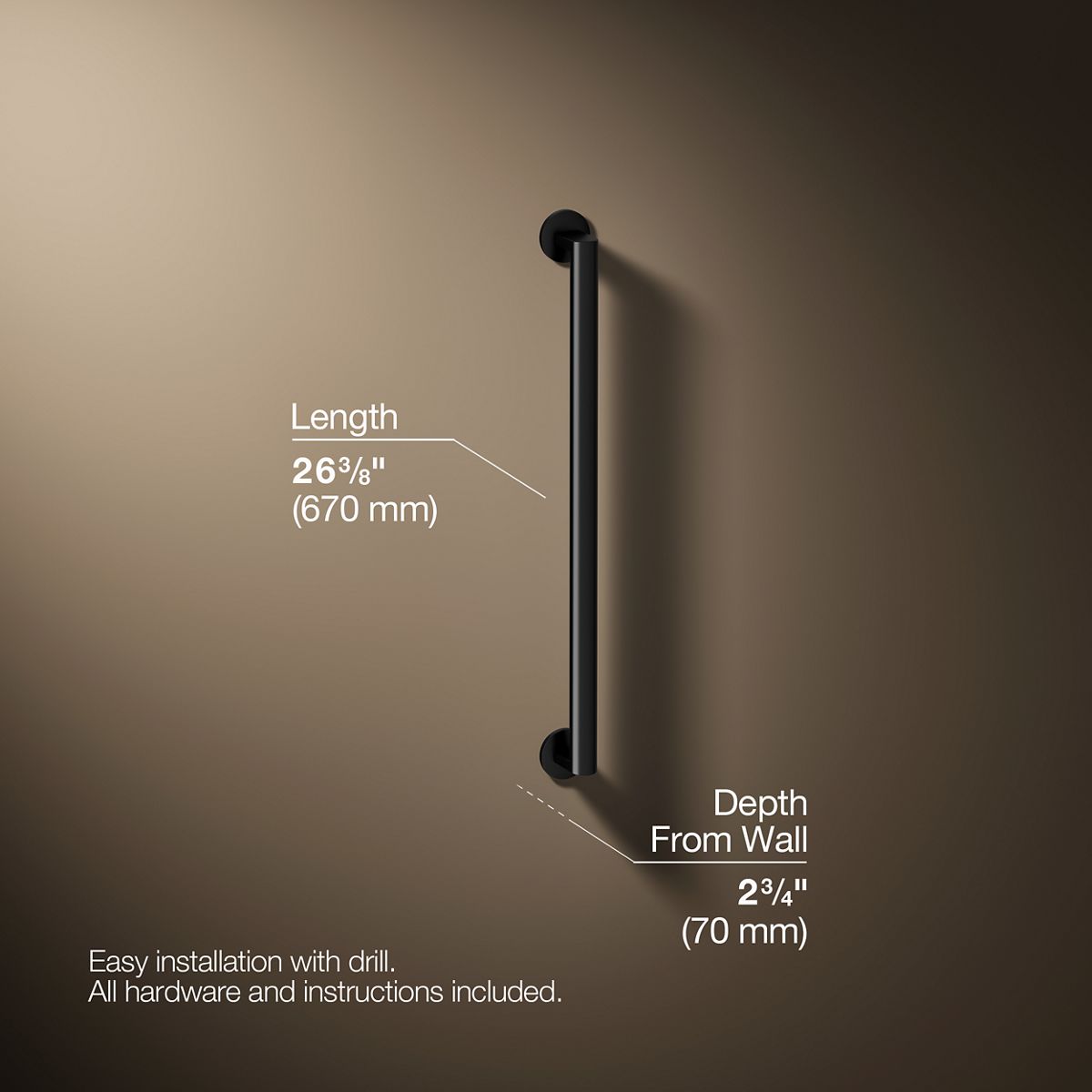 Components® 24" grab bar