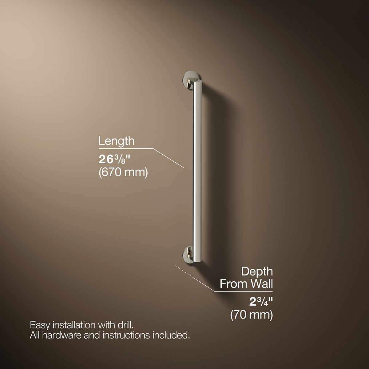 Components® 24" grab bar
