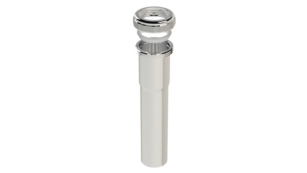 6" Extension Tube - Slip Joint - 22GA - 1-1/4" - BAGGED (808BAG-6CP)