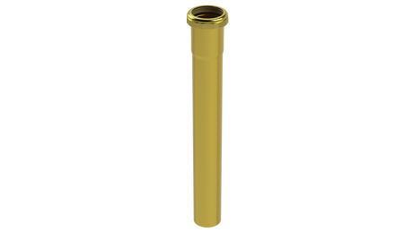 12" Extension Tube - Slip Joint - 22GA - 1-1/2" (809-12RB)