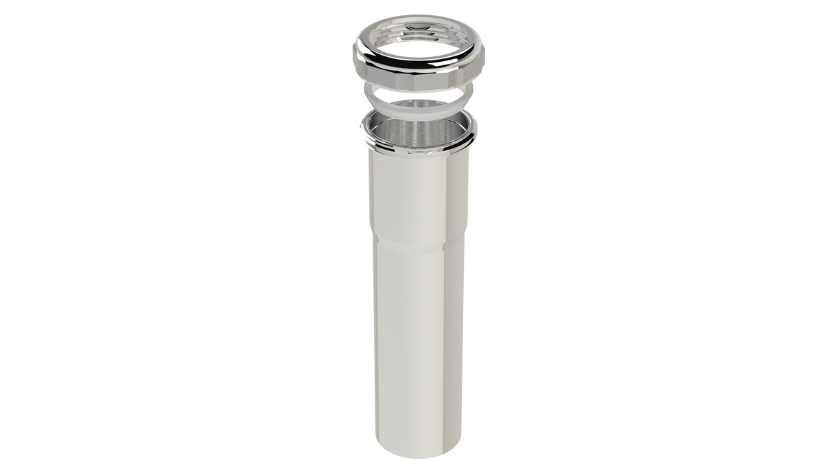 6" Extension Tube - Slip Joint - 22GA - 1-1/2" (809BAG-6CP)