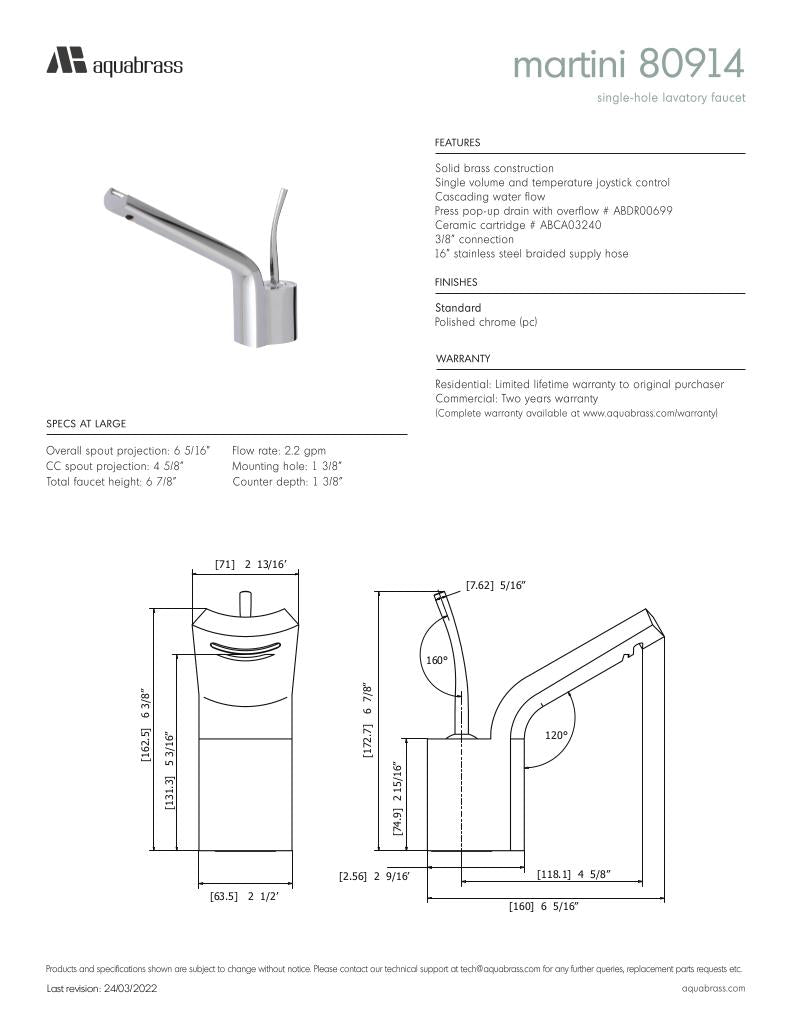 MARTINI-Single-hole lavatory faucet