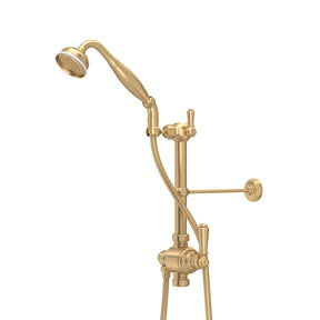 Riser Diverter, Handshower, Handshower Holder, Hose and 8" Thermostatic Outlet