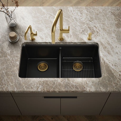 Cairn® 33-1/2" undermount double-bowl kitchen sink