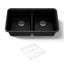 Cairn® 33-1/2" undermount double-bowl kitchen sink
