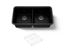 Cairn® 33-1/2" undermount double-bowl kitchen sink