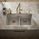 Cairn® 33-1/2" undermount double-bowl kitchen sink