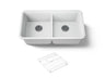 Cairn® 33-1/2" undermount double-bowl kitchen sink