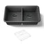Cairn® 33-1/2" undermount double-bowl kitchen sink