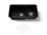 Cairn® 33-1/2" undermount double-bowl kitchen sink