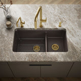 Cairn® 33-1/2" undermount double-bowl kitchen sink