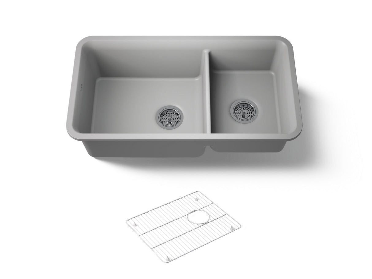 Cairn® 33-1/2" undermount double-bowl kitchen sink