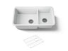 Cairn® 33-1/2" undermount double-bowl kitchen sink
