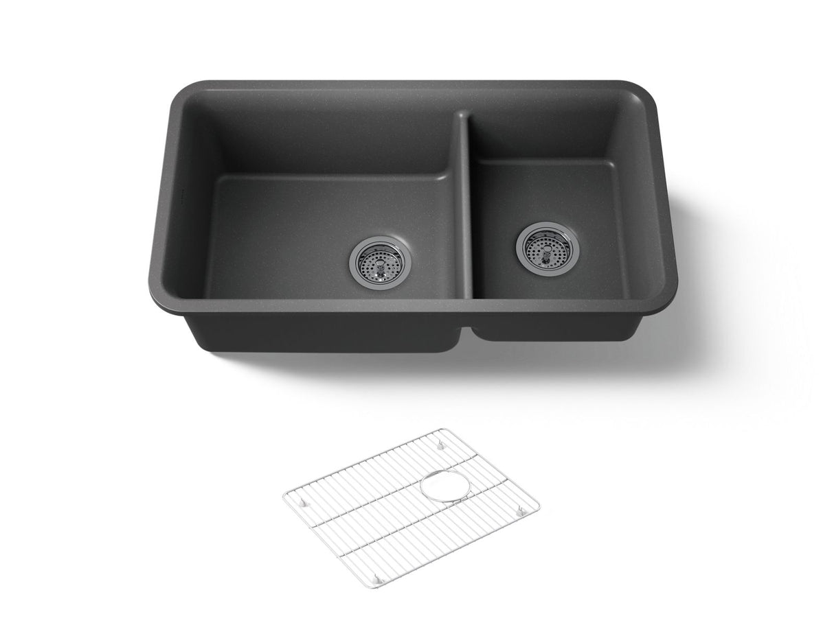 Cairn® 33-1/2" undermount double-bowl kitchen sink