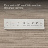 PureWash® E820 Elongated bidet toilet seat with remote control