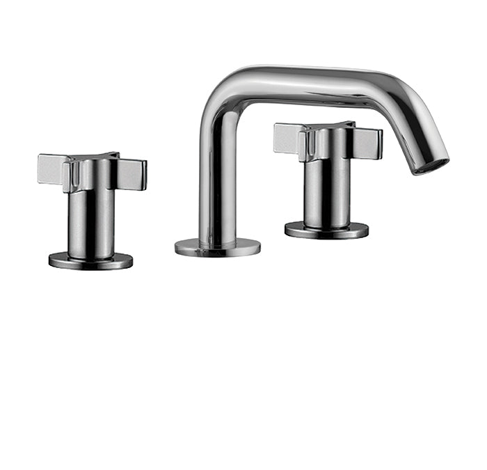 Widespread basin faucet
