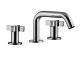 Widespread basin faucet