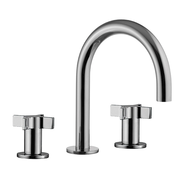 Widespread basin faucet