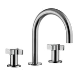 Widespread basin faucet