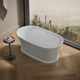 Memoirs® 60" x 34" freestanding bath