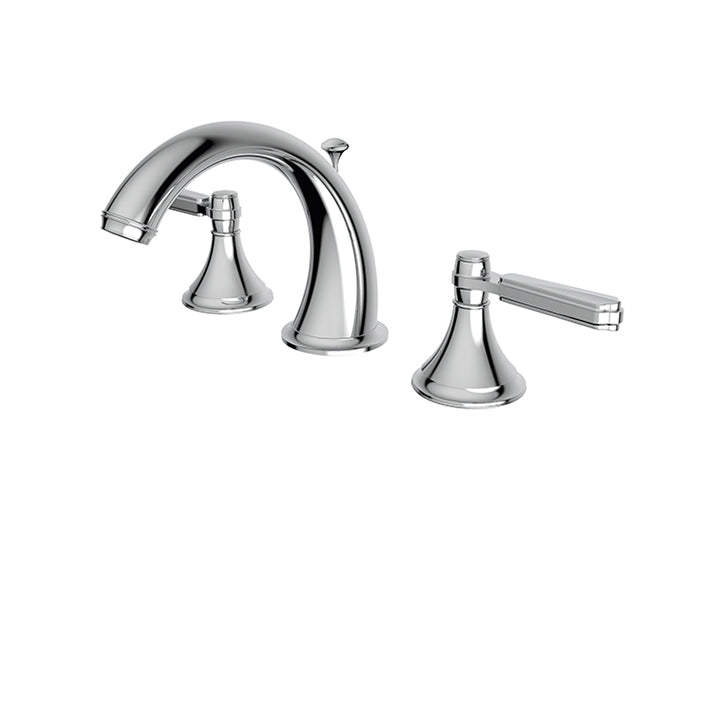 Widespread lavatory faucet