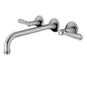 Wallmount 8" c.c. lavatory faucet