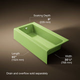 Bellwether® 60" x 30-1/4" alcove bath, left drain