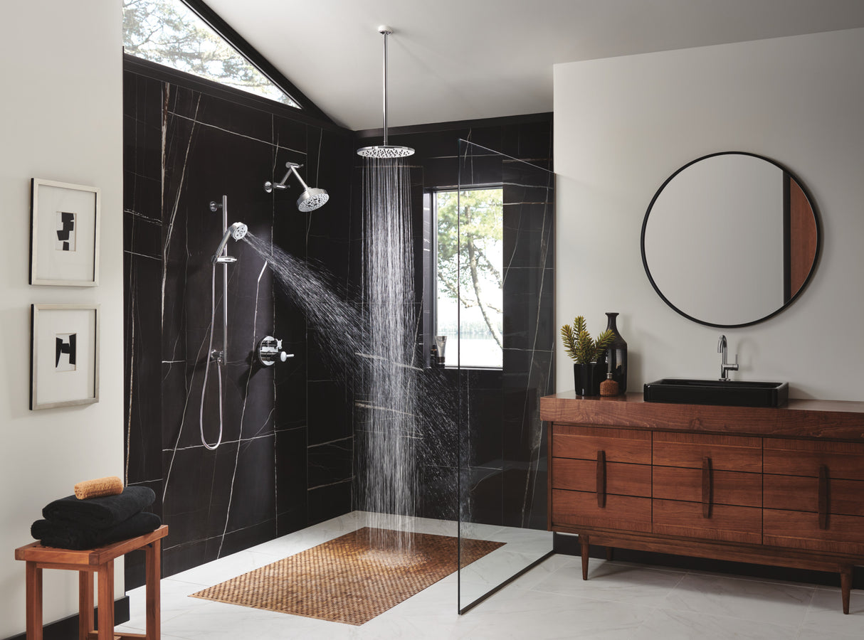 Essential Shower Series Linear Round H2Okinetic Multi-Function Handshower