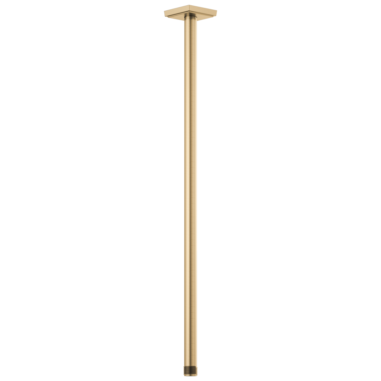 Essential Shower Series 24" Ceiling Mount Shower Arm And Square Flange