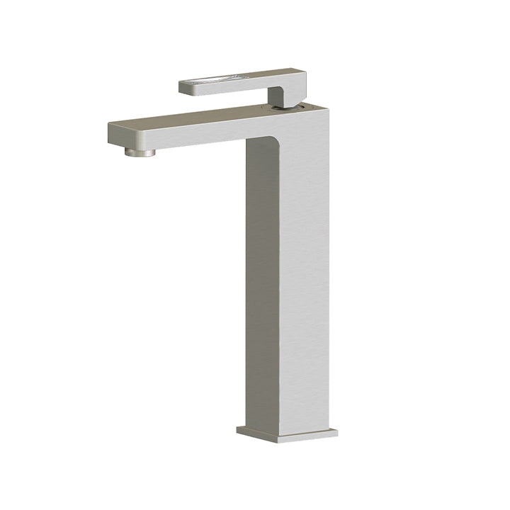 Tall single-hole lavatory faucet WITH CRYSTAL