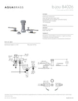 4 hole bidet set WITH CRYSTAL