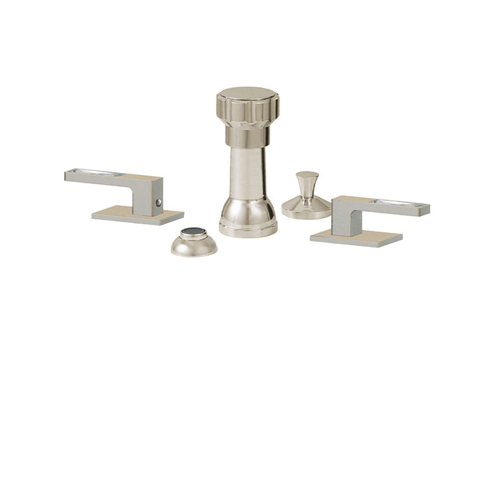 4 hole bidet set WITH CRYSTAL