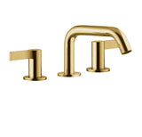 Widespread basin faucet