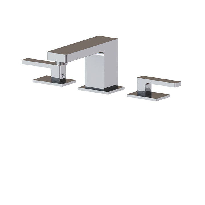 Widespread lavatory faucet