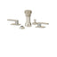 Aquabrass 4-Hole Bidet Faucet Set Brushed Nickel - image 2