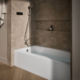 Bellwether® 66" x 32" alcove bath, left drain