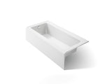 Bellwether® 66" x 32" alcove bath, left drain