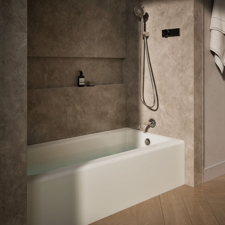 Bellwether® 66" x 32" alcove bath, right drain