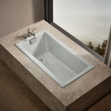 Tea-for-Two® 60" x 32" drop-in bath