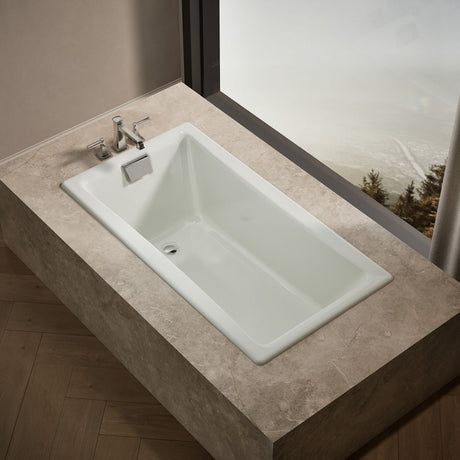 Tea-for-Two® 60" x 32" drop-in bath