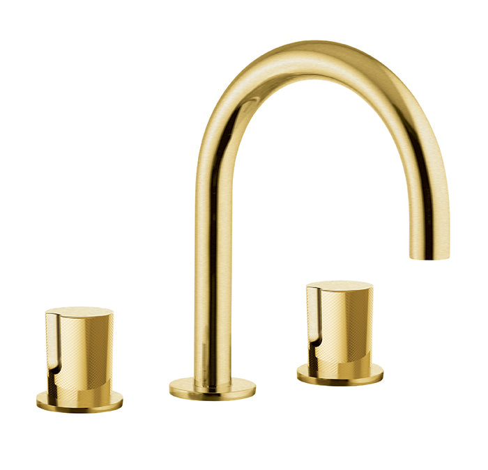 Widespread basin faucet