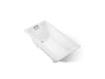 Tea-for-Two® 60" x 32" drop-in Heated BubbleMassage™ air bath