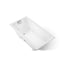 Tea-for-Two® 60" x 32" drop-in/undermount whirlpool bath