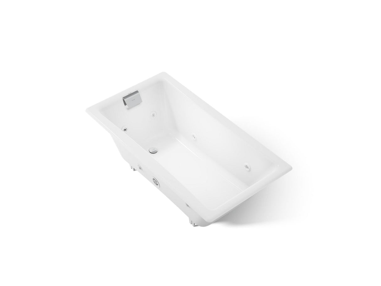Tea-for-Two® 60" x 32" drop-in/undermount whirlpool bath
