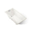 Tea-for-Two® 60" x 32" drop-in/undermount whirlpool bath