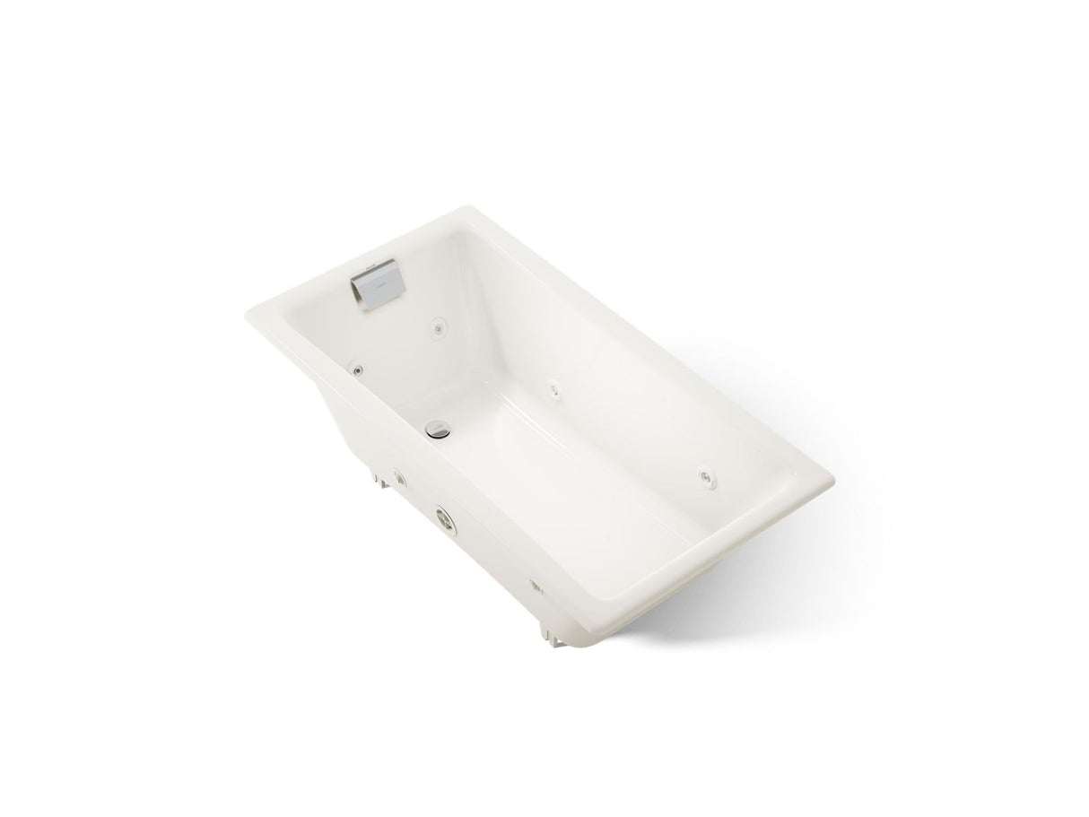Tea-for-Two® 60" x 32" drop-in/undermount whirlpool bath