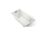 Tea-for-Two® 60" x 32" drop-in/undermount whirlpool bath