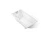 Tea-for-Two® 60" x 32" drop-in/undermount whirlpool bath