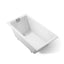 Tea-for-Two® 66" x 36" drop-in/undermount bath